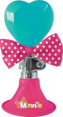 fietstoeter Minnie Mouse 6,5 x 14 cm roze/mintgroen