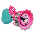 fietstoeter Minnie Mouse 6,5 x 14 cm roze/mintgroen