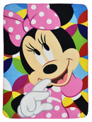 fleecedeken Minnie junior 100 x 140 cm roze