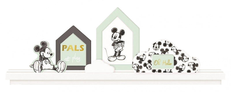 fotorek Mickey Mouse jnior 64 cm roze hout mintgroen/wit