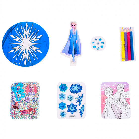 Frozen 2 maak je eigen Gum Verrassingsbal blauw 1 stuk