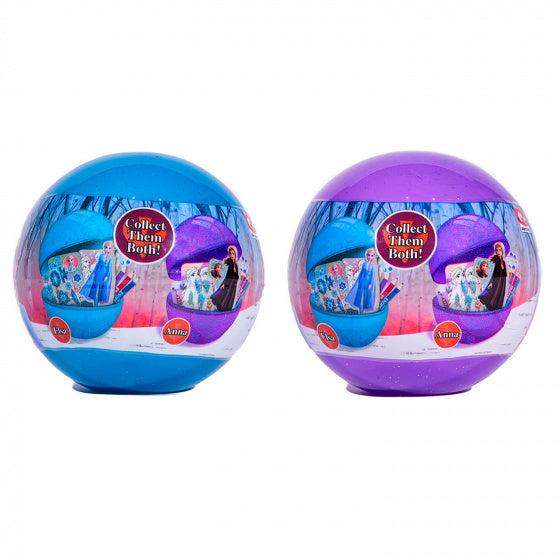 Frozen 2 maak je eigen Gum Verrassingsbal blauw 1 stuk