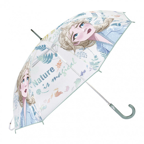 Frozen 2 paraplu junior 60 x 70 cm transparant