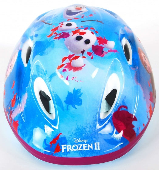 Fietshelm/skatehelm Disney Frozen 2 51-55cm - lichtblauw/paars