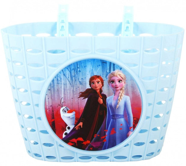 Fietsmand Disney Frozen 2 plastic - lichtblauw/paars