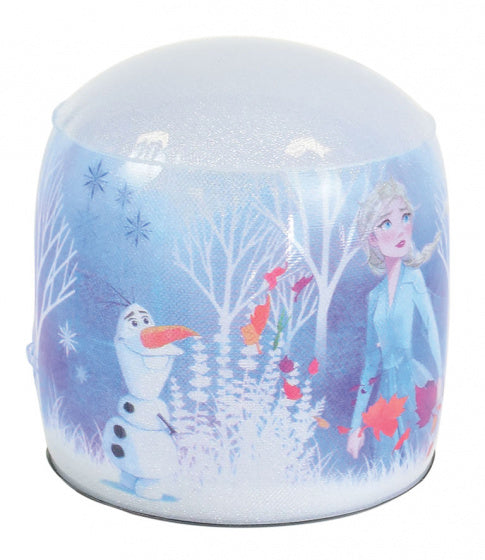 Frozen opblaasbare lamp meisjes 15 x 13 cm wit/multicolor