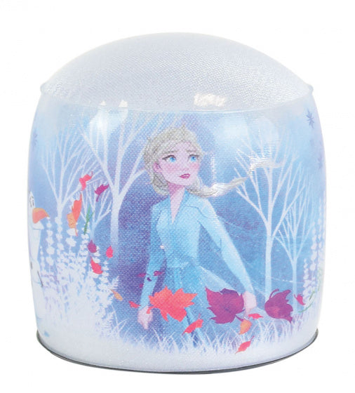 Frozen opblaasbare lamp meisjes 15 x 13 cm wit/multicolor
