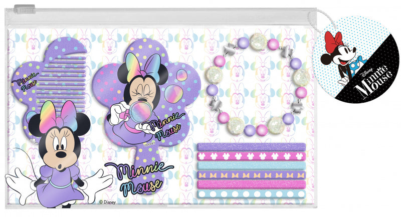 haaraccessoires-set Minnie Mouse paars 9-delig