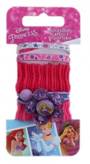 haarelastiekjes Princess 5-delig roze