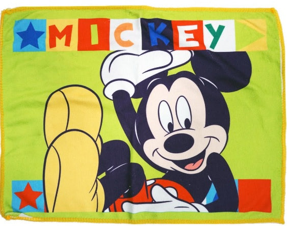strandlaken Mickey junior 40 x 30 cm katoen groen
