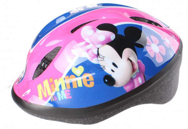 kinderhelm met pads Minnie Mouse meisjes roze 5-delig