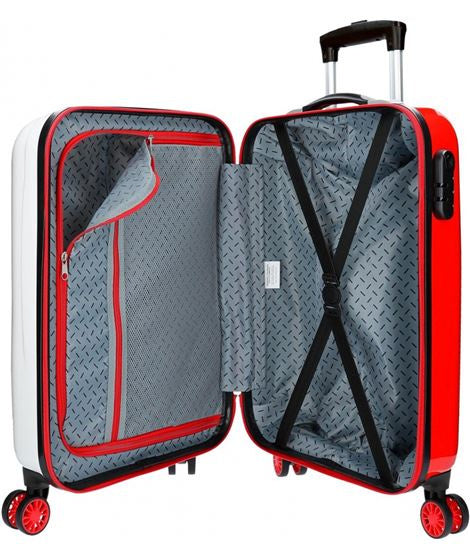 koffer The Lion King junior 37 liter ABS wit/rood