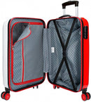 koffer Spongebob junior 34 liter ABS 55 cm rood/wit