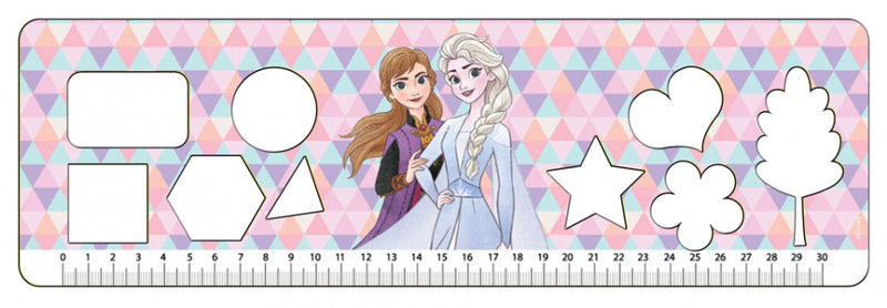 kleur- en stickerboek Frozen 2 junior 23 x 33 cm paars