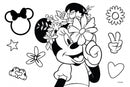 schetsboek Minnie Mouse 23 x 33 cm roze