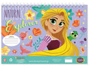 kleur- en stickerboek Tangled junior 23 x 33 cm paars