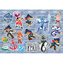 tekenboek Captain Jake jongens 33 cm papier donkerblauw