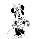 kleurboek Minnie meisjes papier roze 26-delig