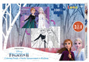 kleurplaat en puzzel Frozen II 49 cm karton 100 stuks