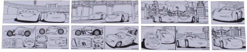 kleurplaat rol Cars junior 5 meter papier 2-delig