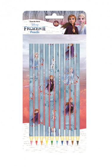 kleurpotloden Frozen junior 24,5 cm hout 10 stuks