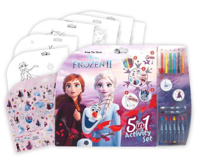 knutselset 5-in-1 Frozen II junior 48 x 36 cm