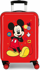 koffer Mickey Mouse junior 33 liter ABS rood