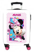 koffer Minnie Mouse junior 33 liter 38 x 55 cm ABS wit