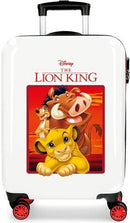 koffer The Lion King junior 37 liter ABS wit/rood