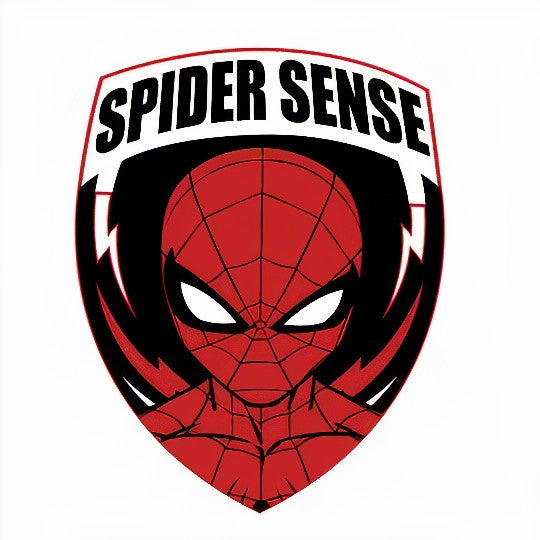kussen Spider-Man polyester 35 x 35 cm rood/zwart/wit