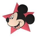 kussen Mickey Mouse junior 35 cm polyester rood/zwart