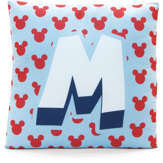 kussens Mickey Mouse junior 40 cm microfiber rood/blauw