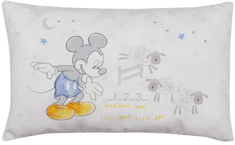 kussen Mickey Mouse junior 41 x 24 x 3 cm katoen blauw