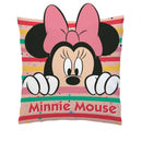 kussen Minnie Mouse 35 x 35 cm roze/beige