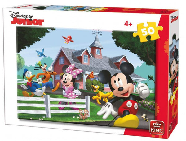 legpuzzel Mickey & Friends junior 30 cm 50 stukjes
