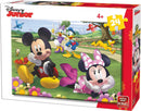 legpuzzel Mickey & Minnie Mouse junior 26 cm 24 stuks