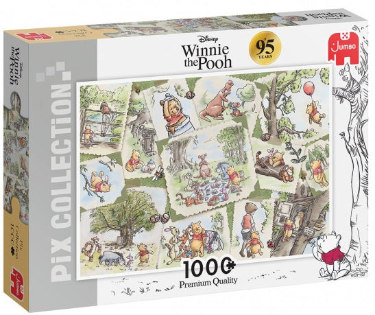 legpuzzel Winnie the Pooh 95th Anniversary 1000 stukjes