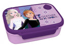 lunchset Frozen 2 junior aluminium paars/roze 2-delig