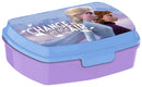 lunchset Frozen junior aluminium roze/blauw 2-delig
