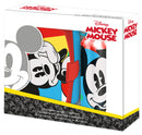 lunchset Mickey Mouse aluminium blauw/rood 2-delig
