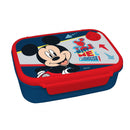lunchset Mickey Mouse junior aluminium blauw 2-delig