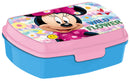 lunchset Minnie Mouse junior aluminium blauw 2-delig
