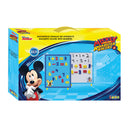 magneetbord Mickey Mouse junior 30 cm wit/blauw 37-delig