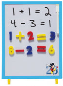 magneetbord Mickey Mouse junior 30 cm wit/blauw 37-delig