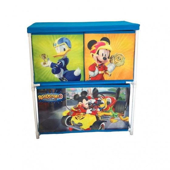 Mickey Mouse opbergkast met 3 lades 60 cm blauw