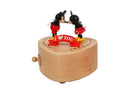 muziekdoos Mickey loves Minnie Wooderful Life 8,8 cm hout
