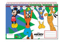 notitieboek Mickey A4 ringband blauw/groen 30 vellen