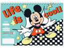notitieboek Mickey Mouse junior A4 papier blauw/rood