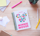 notitieboek Minnie Mouse hardcover A5 14,8 x 21 cm wit