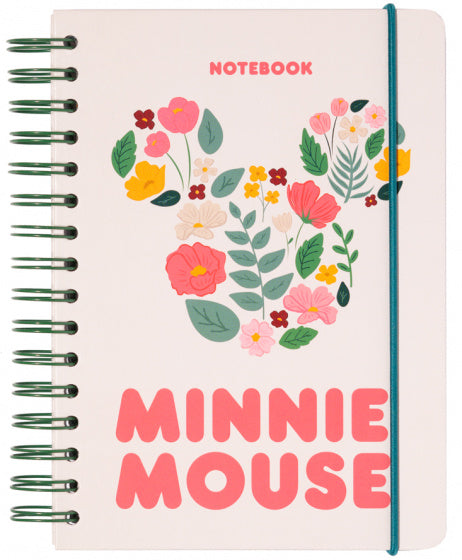 notitieboek Minnie Mouse hardcover A5 14,8 x 21 cm wit